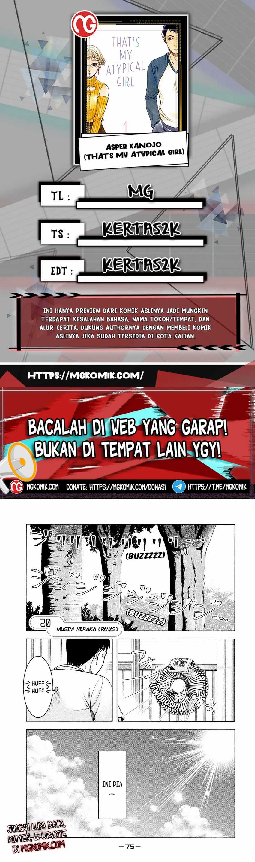 Asuperu Kanojo Chapter 20 Bahasa Indonesia